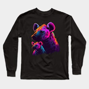 Hyena Mothers Day Long Sleeve T-Shirt